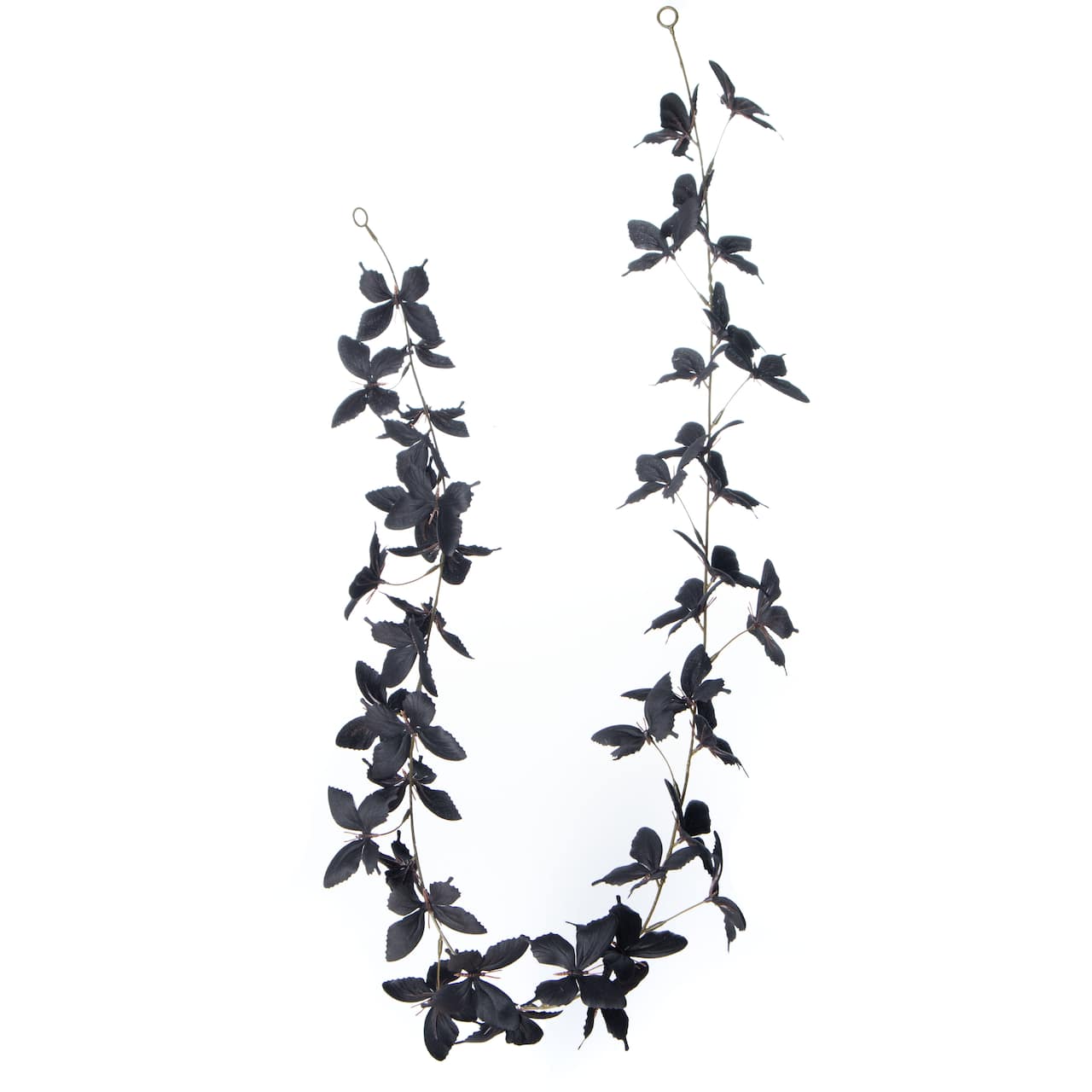 5ft. Black Butterfly Coiled Garland by Ashland®
